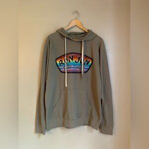 Ron Jon Cocoa Beach green hoodie hooded sweatshirt size xl beachy